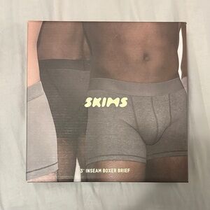SKIMS Men's Boxer Briefs in Chalk, 3XL